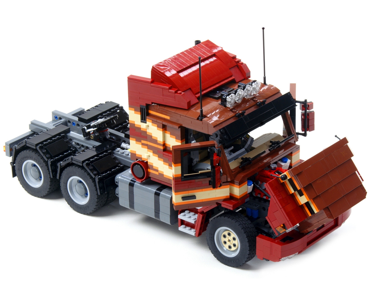 Custom brick models top